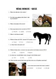 Steven Speilberg + War Horse - ESL worksheet by Peťule