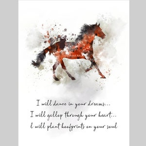 I Will Dance in Your Dreams I Will Gallop Through Your Heart ...