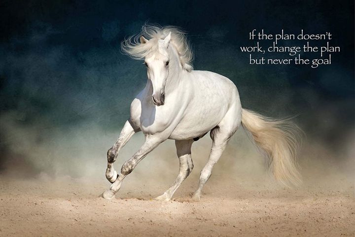 Horses, Quote, Art, Poster, Wild Horse Quote, Small Print, 3 Color ...