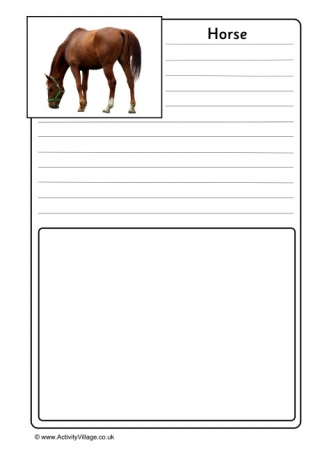 Horse Worksheets