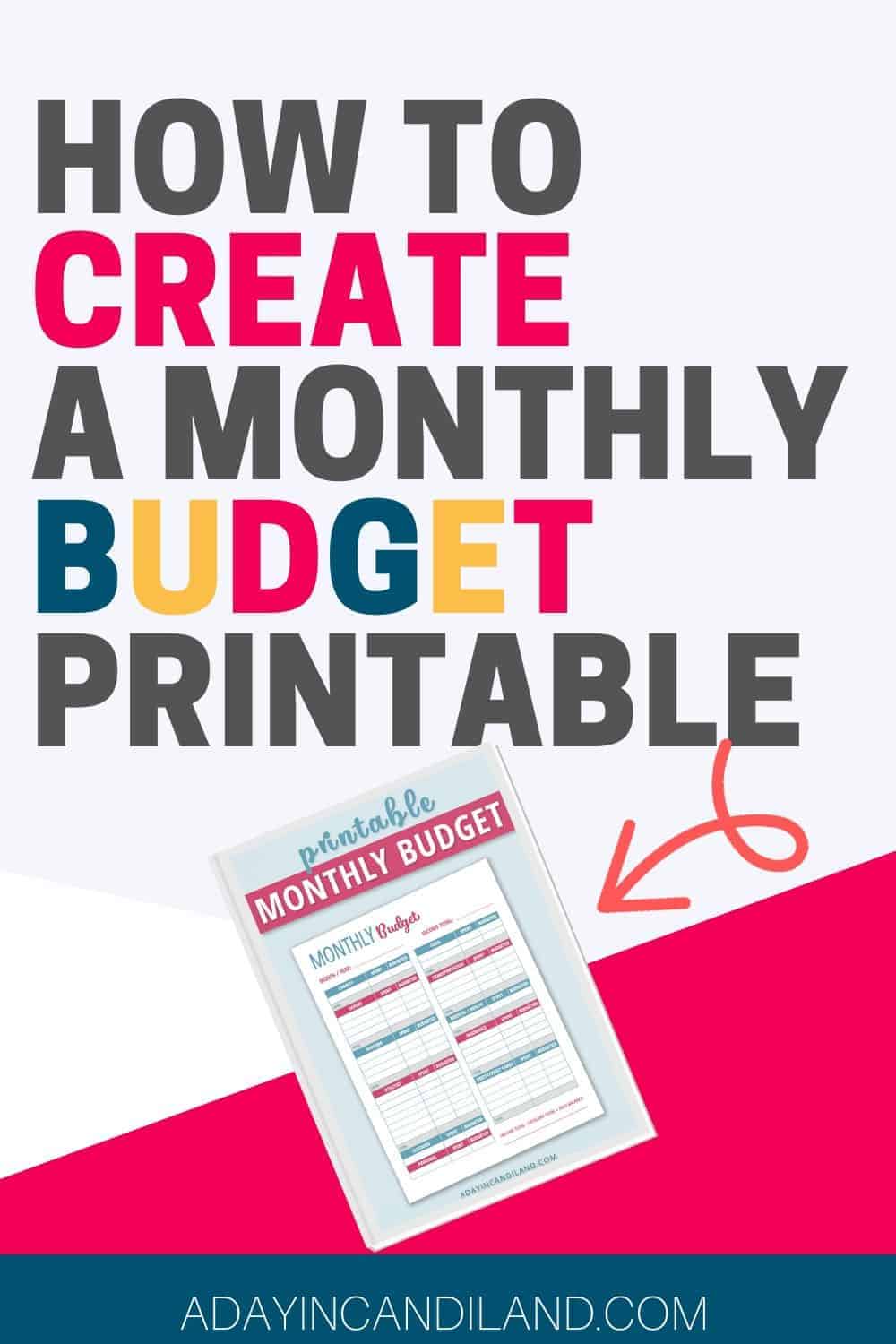 printable household budget worksheet