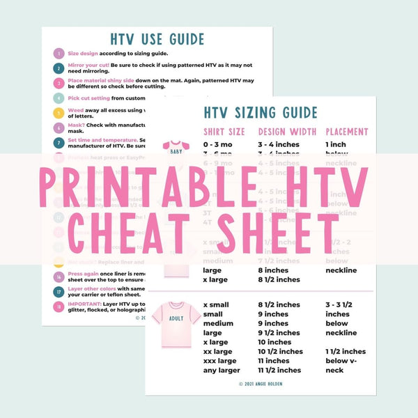 10 Inkjet Printable Heat Transfer Sheets for Light Colored Fabrics ...