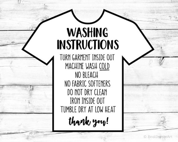 printable htv washing instructions