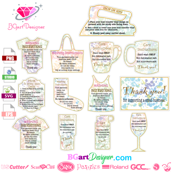 lllᐅCare Card Bundle printable and svg - The best cut files ...