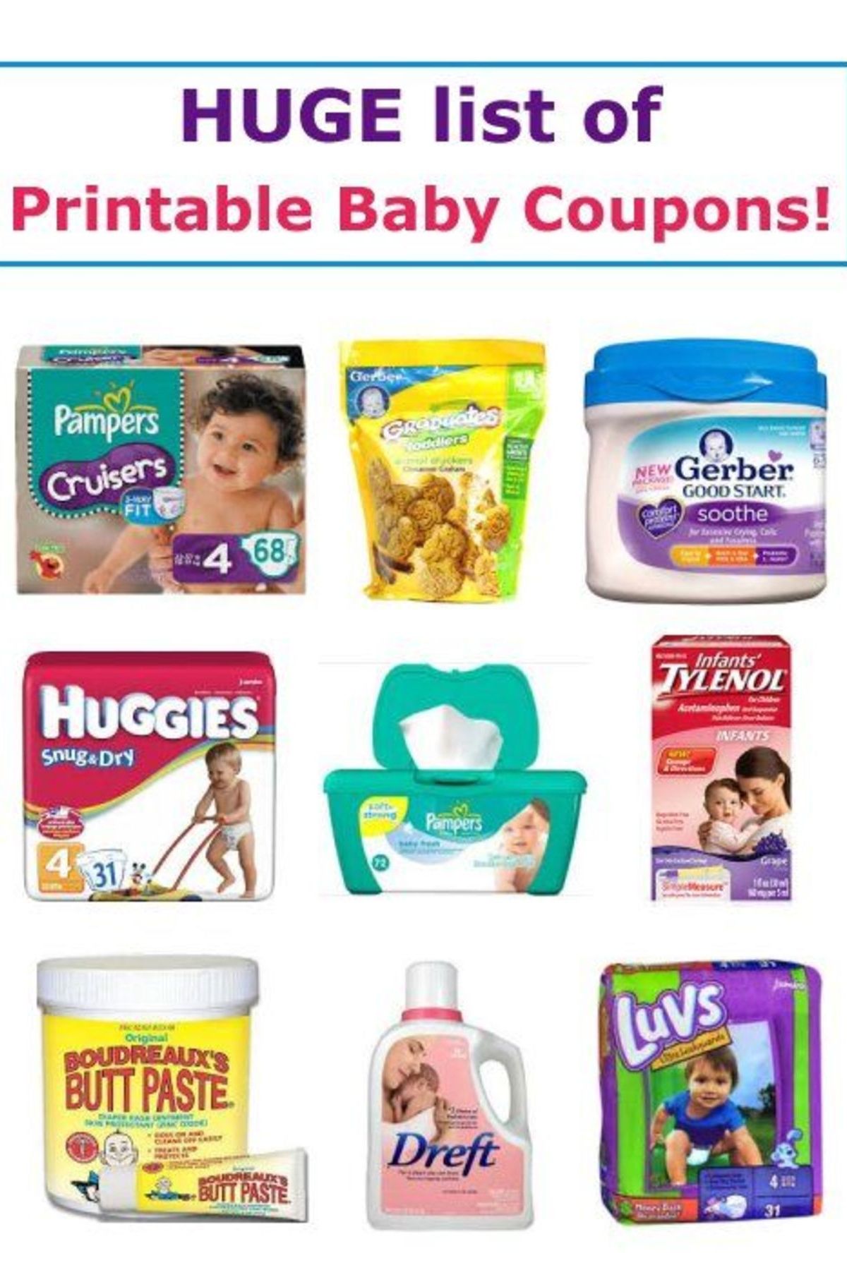 17 Printable Baby Coupons