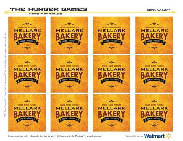 FREE Printables: The Hunger Games Party