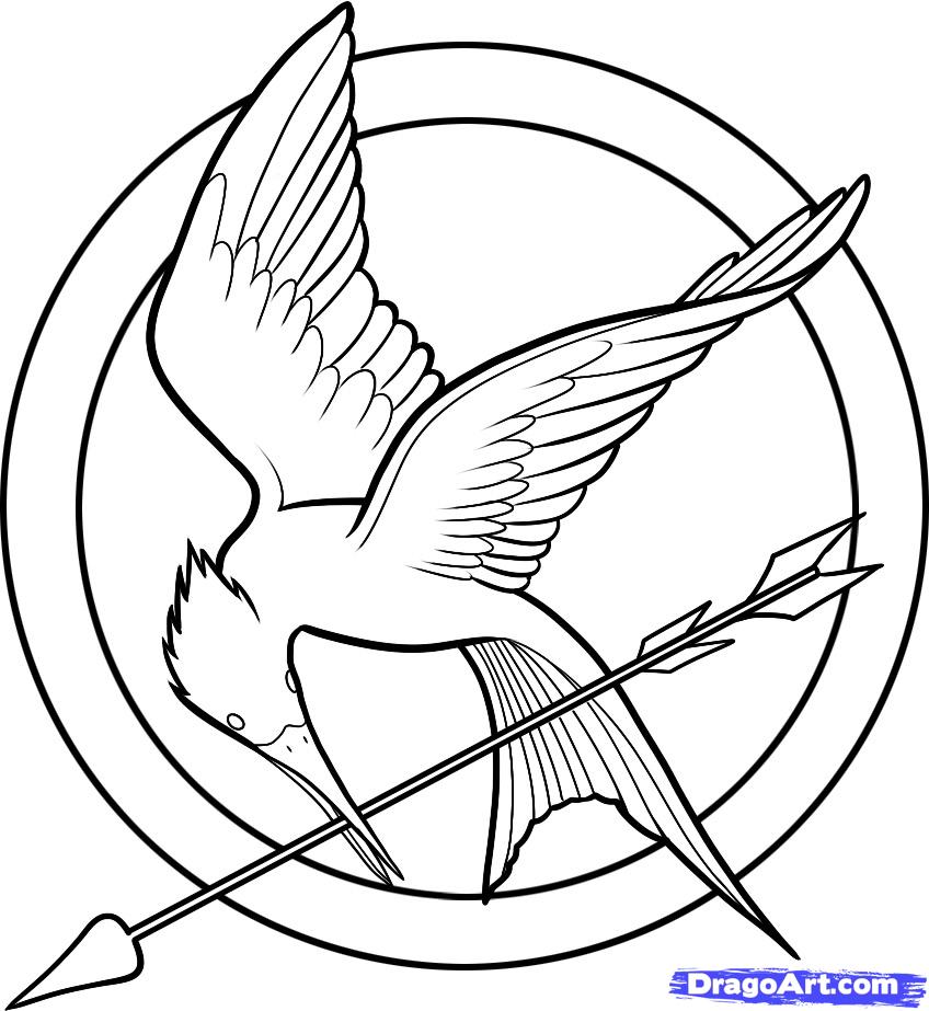 Hunger games coloring pages to download for free - Hunger Games ...