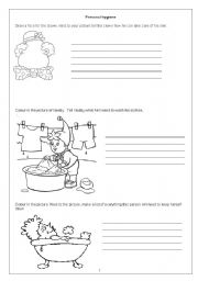 English worksheets: Personal hygiene