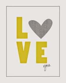 printable i love you signs