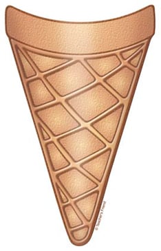 printable ice cream cone images