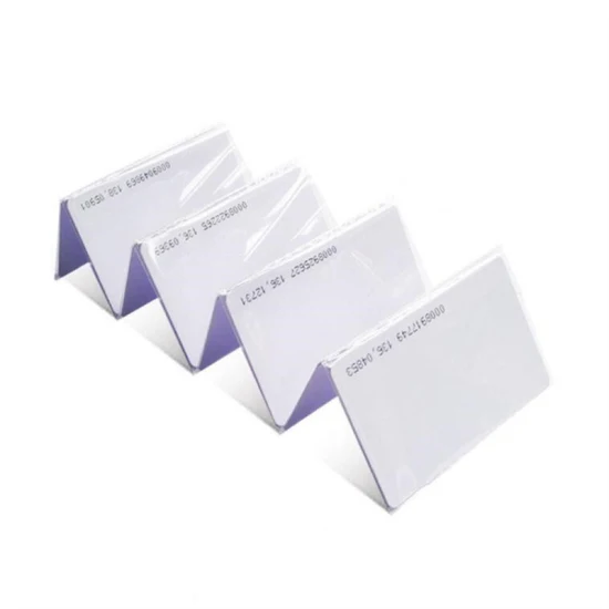 Cheap Price Printable Blank Chip ID Card Maker White PVC Plastic ...