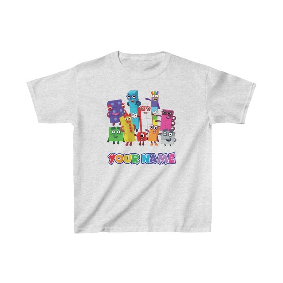 Number Blocks T-shirt Design, Number Blocks Printable File for T ...