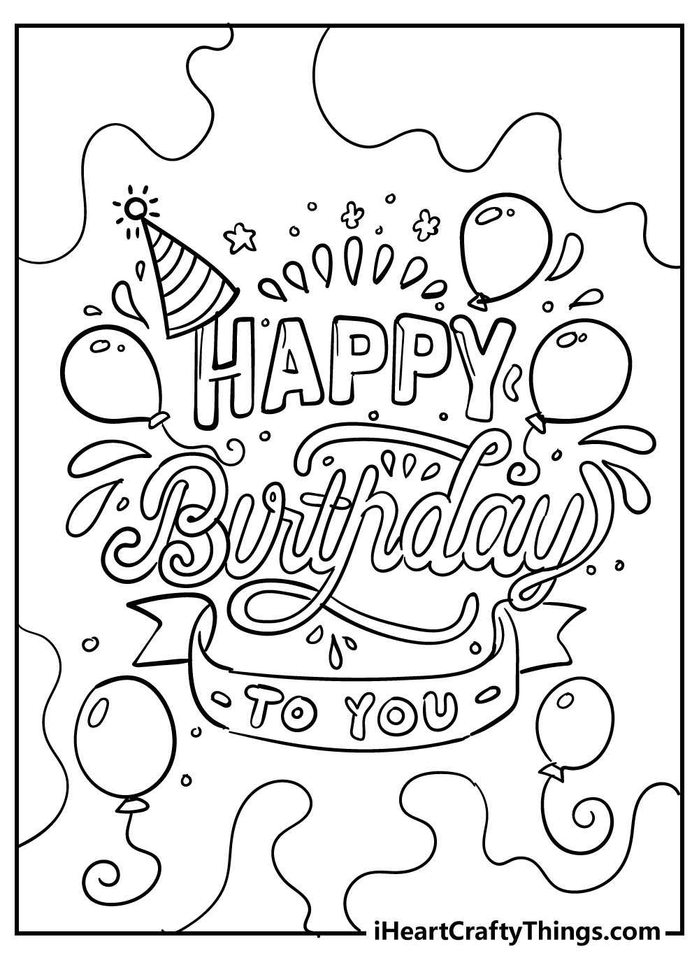printable images of happy birthday
