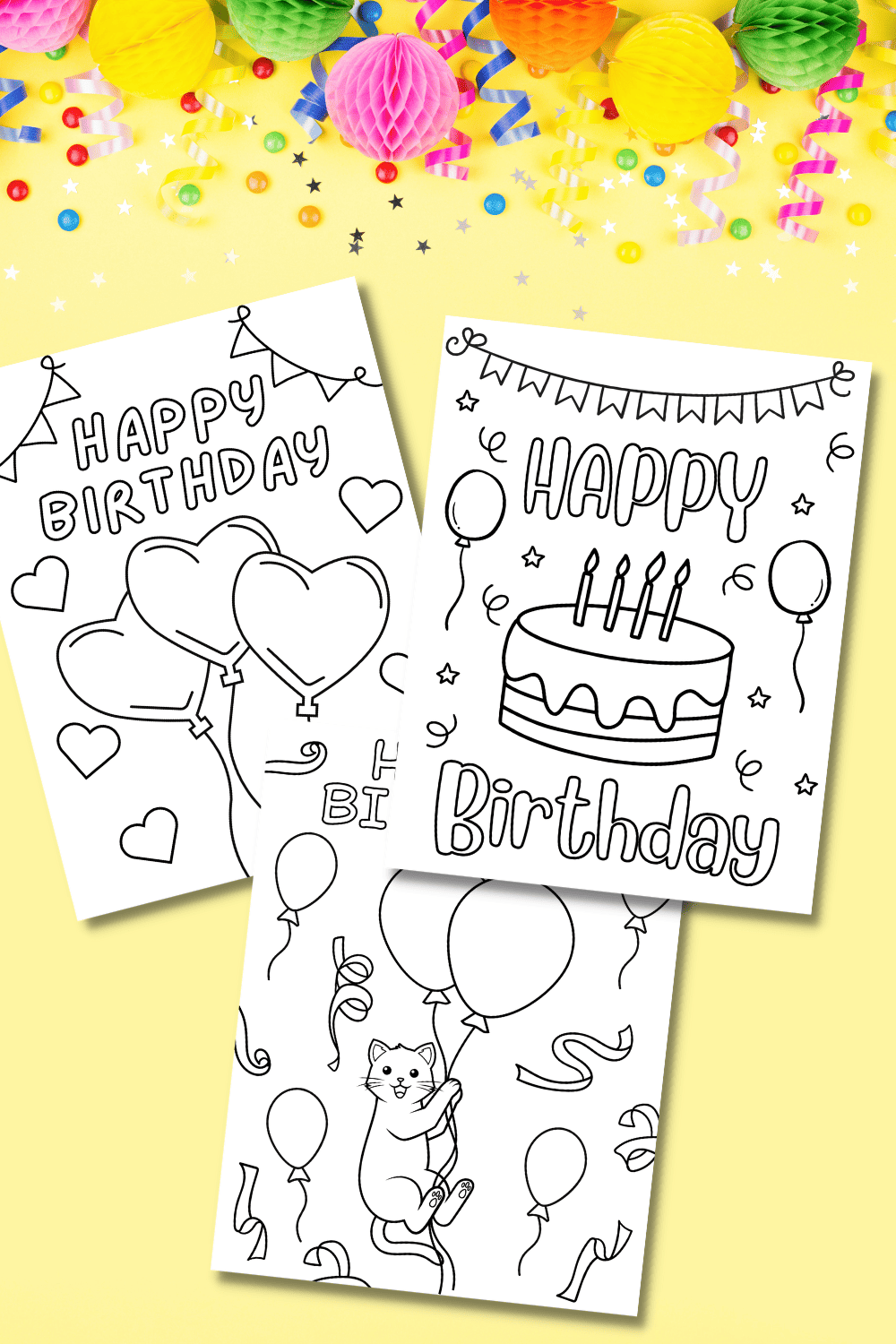 30 Free Printable Happy Birthday Coloring Pages for Kids Prudent