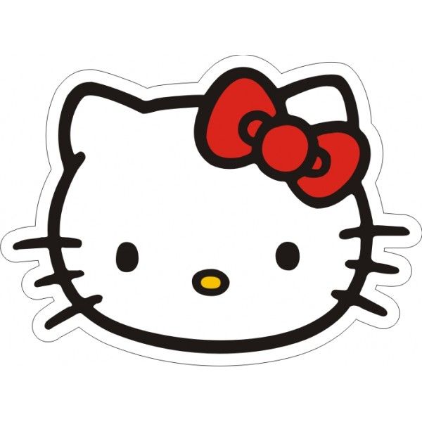 Hello Kitty Face - 20 Free PDF Printables | Printablee