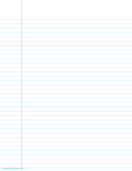 printable images of lined paper