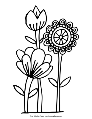 printable images of spring flowers