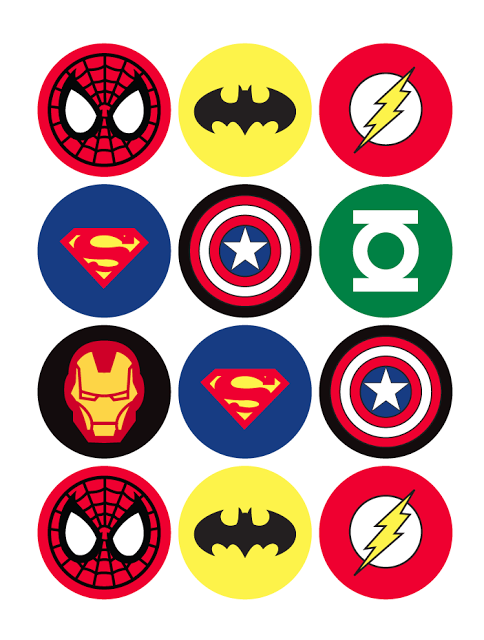 printable images of superheroes