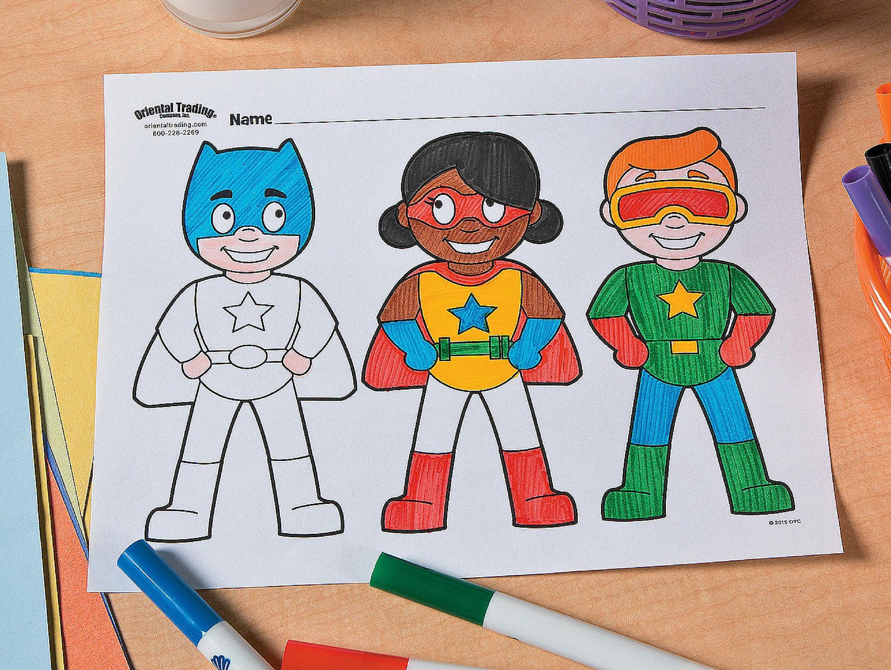 printable images of superheroes