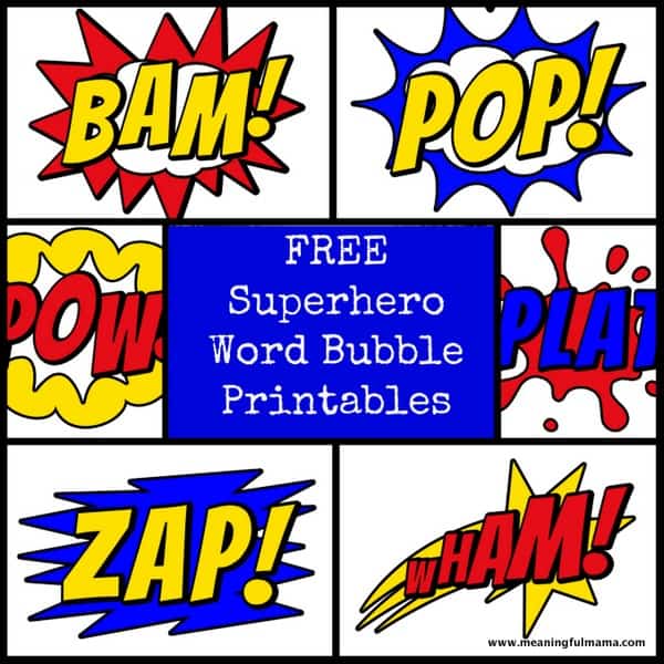 printable images of superheroes