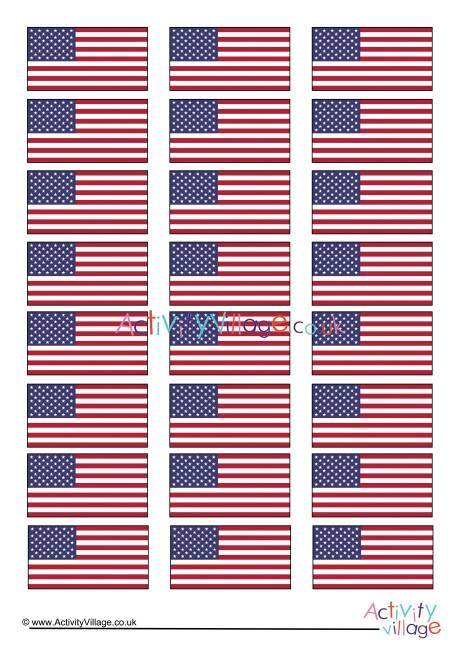 printable images of usa flag