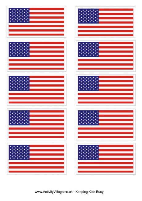 printable images of usa flag