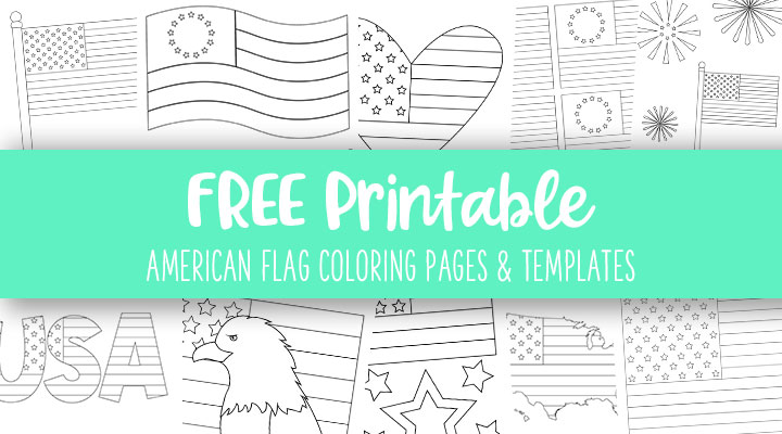 printable images of usa flag