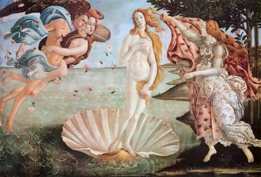 The Birth of Venus, c.1485 Art Poster Print by Sandro Botticelli, 36x24  Collections Art Poster Print by Sandro Botticelli, 36x24