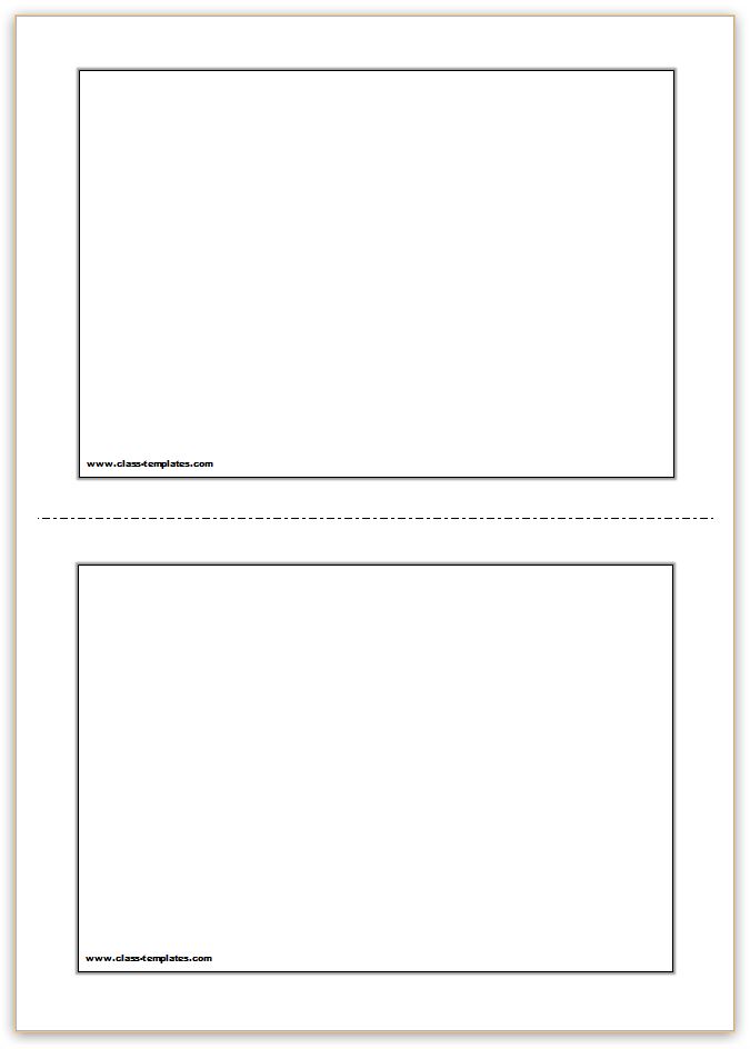 printable index cards template