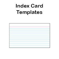 printable index cards template