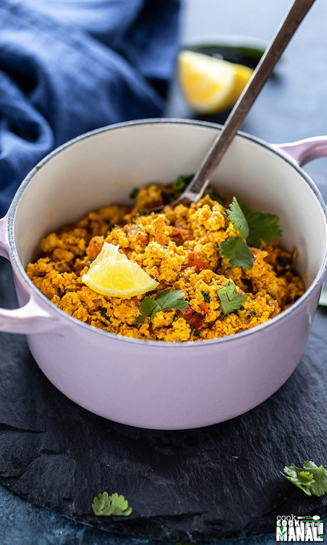 Paneer Bhurji - Cook With Manali