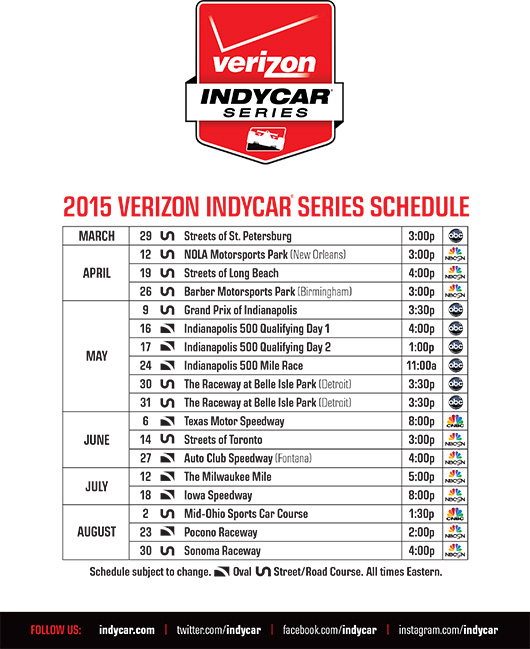 printable indycar schedule 2018