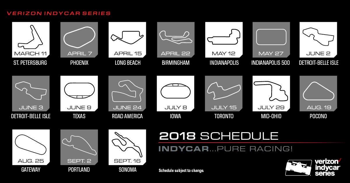 printable indycar schedule 2018