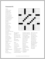 printable indystar crossword puzzles