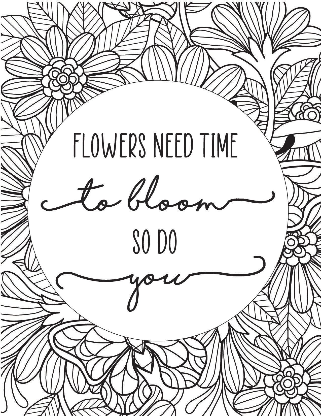 printable inspirational quotes to color