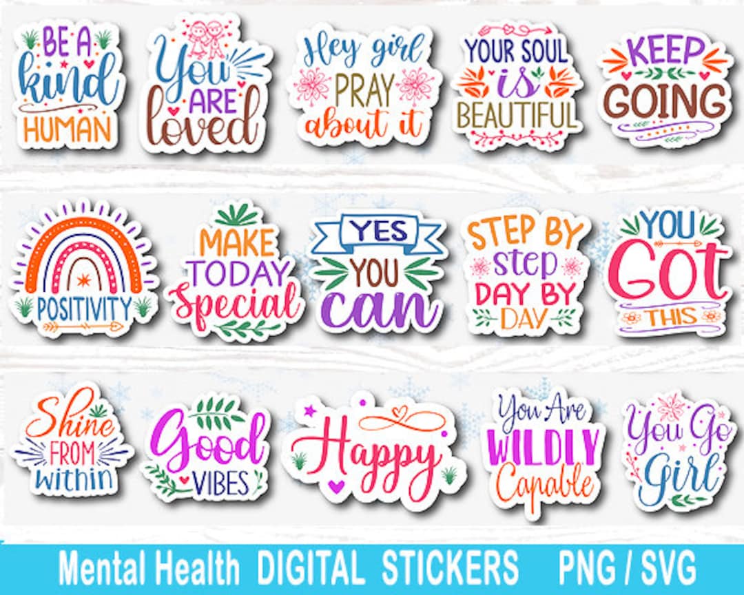 printable inspirational stickers