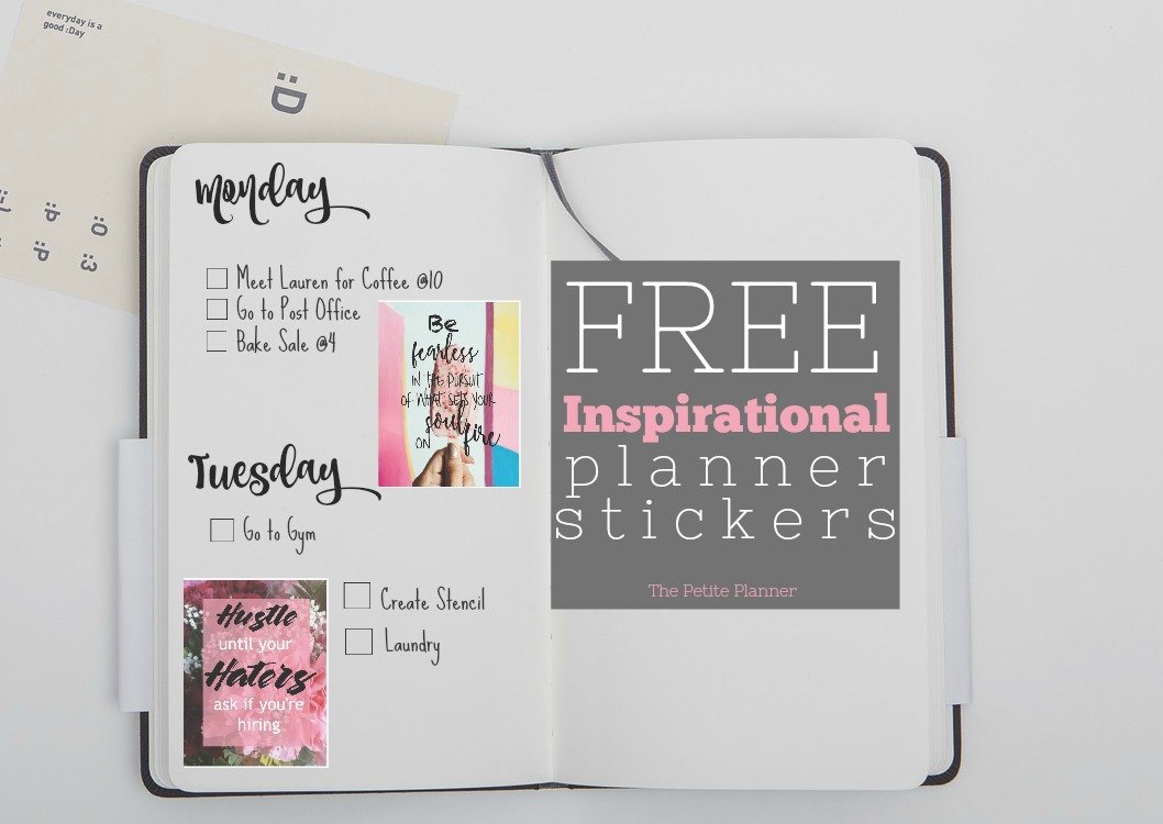 printable inspirational stickers
