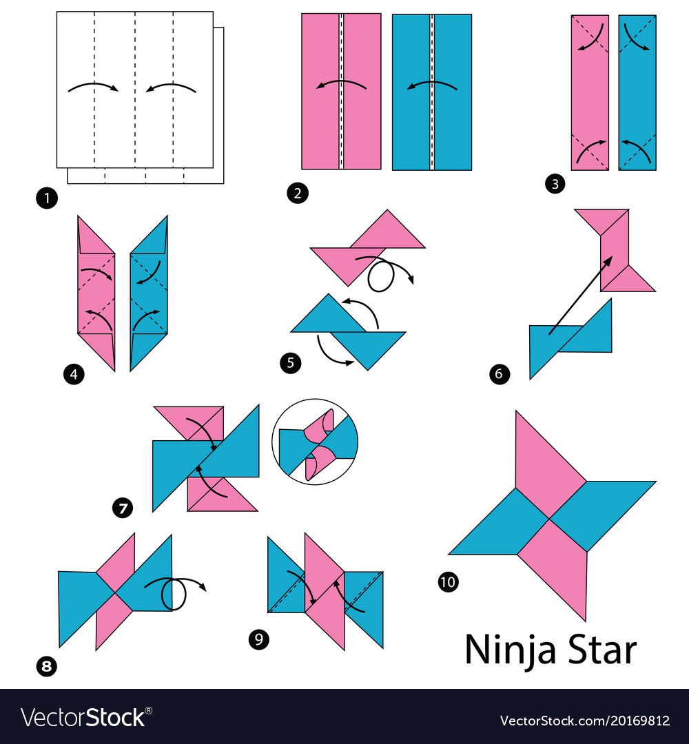 printable instructions make origami ninja star