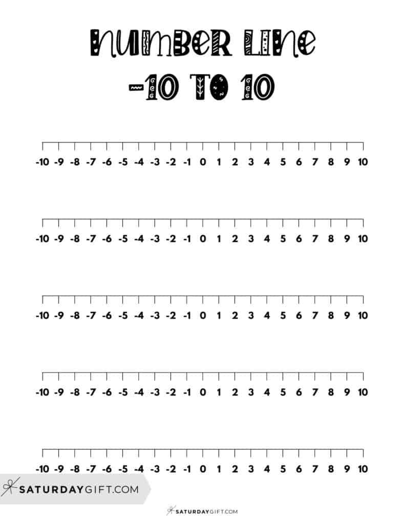 negative-and-positive-number-line-19-free-printable-blank-worksheets-worksheets-library for Free Printable Number Lines To 50 Negative and Positive Number Line - 19 Free Printable Blank Worksheets - Worksheets Library for Free Printable Number Lines To 50
