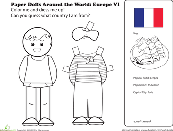 printable international paper dolls