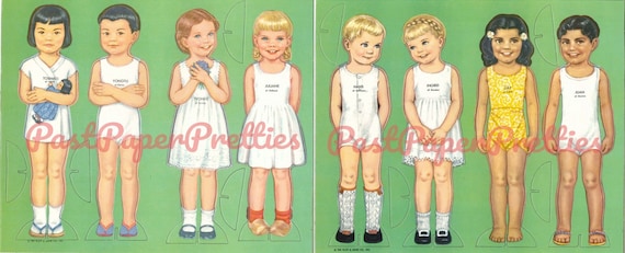 printable international paper dolls