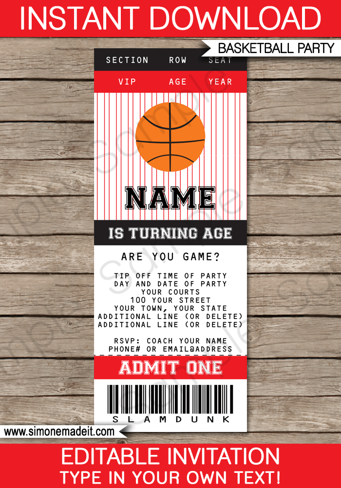 printable invitation designs