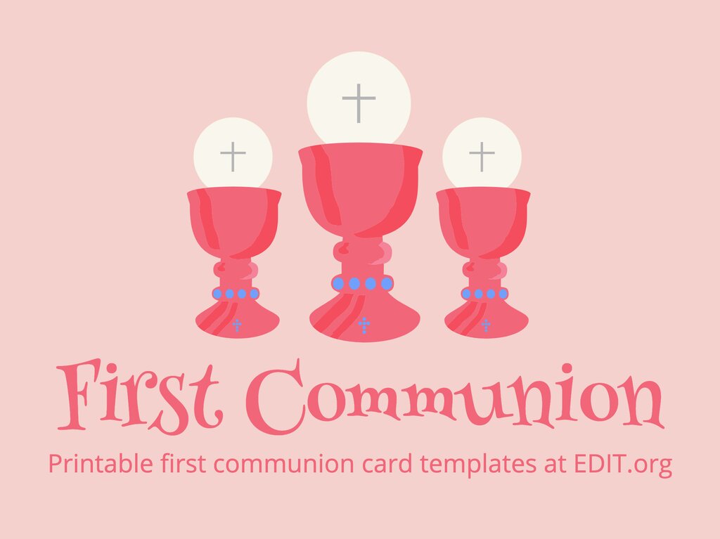 printable invitations first communion