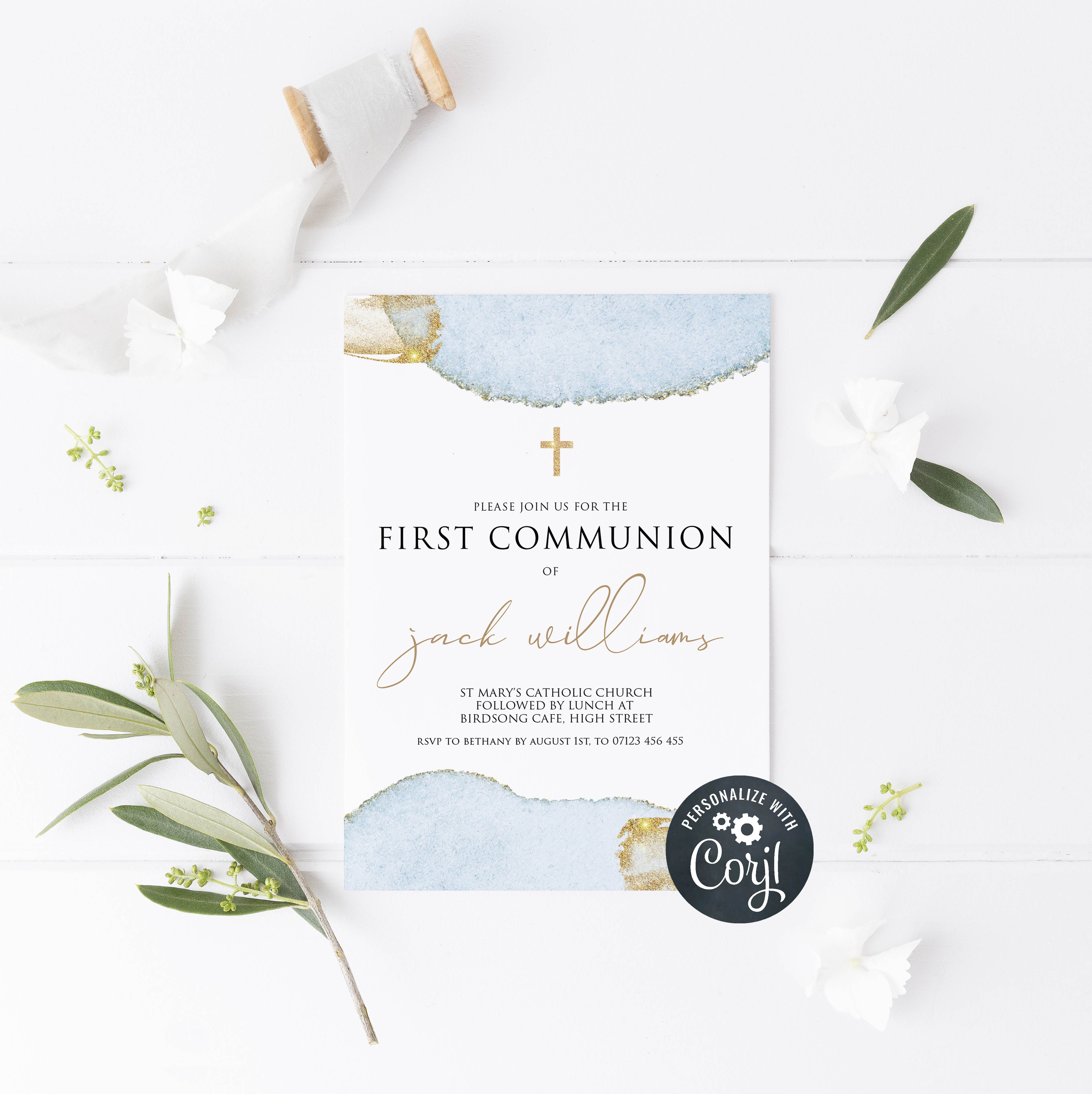 printable invitations first communion