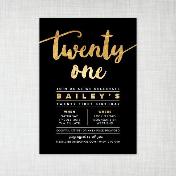 printable invitations for 21st birthday