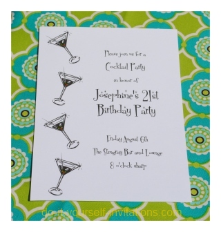 printable invitations for 21st birthday