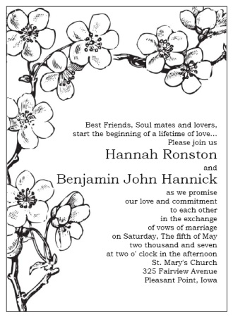 Free Printable Wedding Invitations Templates