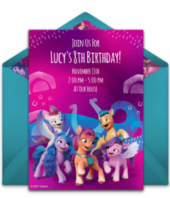 printable invitations my little pony