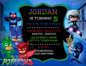 printable invitations pj masks
