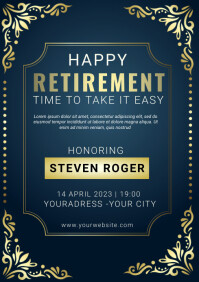 420+ Free Templates for Retirement invitation | PosterMyWall